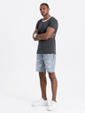 Ombre Clothing Šedé pánske tričko Ombre Oblečenie