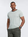 Ombre Clothing Šedé pánske tričko Ombre Oblečenie
