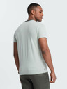 Ombre Clothing Šedé pánske tričko Ombre Oblečenie