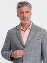 Ombre Clothing Šedé pánske sako Ombre Clothing