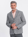Ombre Clothing Šedé pánske sako Ombre Clothing