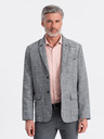 Ombre Clothing Šedé pánske sako Ombre Clothing