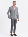 Ombre Clothing Šedé pánske sako Ombre Clothing