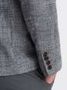 Ombre Clothing Šedé pánske sako Ombre Clothing