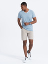 Ombre Clothing Modrá pánska košeľa Ombre Clothing