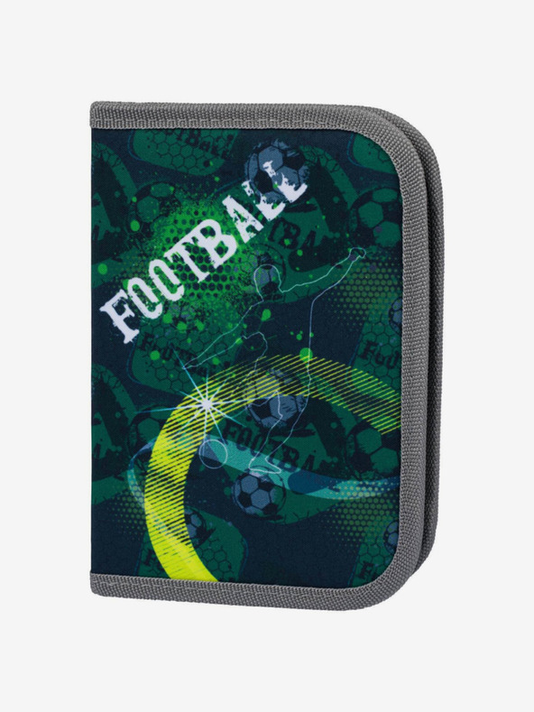 BAAGL  Zelený školský jednoposchodový peračník Baagl Football