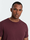Ombre Clothing Pánske klasické bavlnené tričko BASIC Ombre Oblečenie
