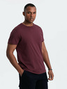 Ombre Clothing Pánske klasické bavlnené tričko BASIC Ombre Oblečenie