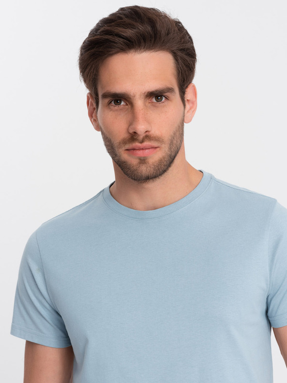 Ombre Clothing Pánske klasické bavlnené tričko BASIC Ombre Oblečenie