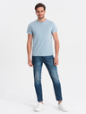 Ombre Clothing Pánske klasické bavlnené tričko BASIC Ombre Oblečenie