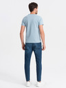 Ombre Clothing Pánske klasické bavlnené tričko BASIC Ombre Oblečenie