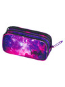 BAAGL  Fialový študentský penál Baagl Galaxy