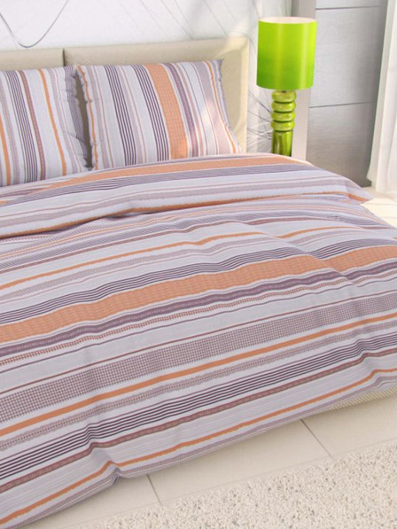 Kvalitex Predĺžené bavlnené prestieradlo do postieľky 140x220, 70x90cm VENTA béžová