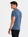 Ombre Clothing Pánske bavlnené tričko s potlačou Ombre Pocket Ombre Streetstyle Ombre oblečenie