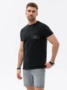Ombre Clothing Pánske bavlnené tričko s potlačou Ombre Pocket Ombre Streetstyle Ombre oblečenie