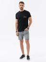 Ombre Clothing Pánske bavlnené tričko s potlačou Ombre Pocket Ombre Streetstyle Ombre oblečenie