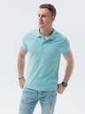 Ombre Clothing Pánska polokošeľa z pleteného pique úpletu Ombre Clothing