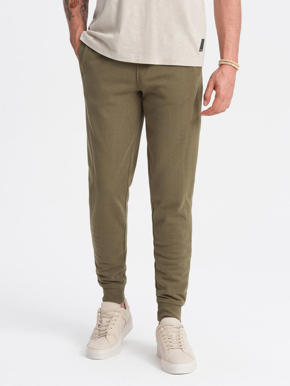 Ombre Clothing Pánske bavlnené tepláky BASIC Ombre Clothing