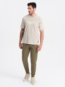 Ombre Clothing Pánske bavlnené tepláky BASIC Ombre Clothing