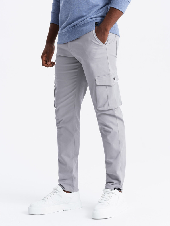 Ombre Clothing Pánske oblečenie Ombre Clothing STRAIGHT LEG CARGO V3 OM-PACG-0196