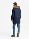 Ombre Clothing Pánska dlhá bunda parka s kapucňou Ombre Clothing