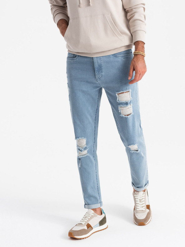 Ombre Clothing Pánske zúžené džínsy Ombre Oblečenie