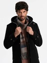 Ombre Clothing Pánska škótska károvaná šatka s lemovaním Ombre Oblečenie