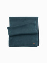 Ombre Clothing Pánska pletená dvojfarebná pruhovaná šatka tmavomodrá Ombre Clothing