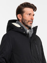 Ombre Clothing Pánska dlhá bunda parka Ombre Clothing
