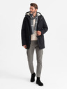 Ombre Clothing Pánska dlhá bunda parka Ombre Clothing