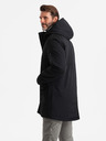 Ombre Clothing Pánska dlhá bunda parka Ombre Clothing