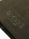 Ombre Clothing Pánska pletená čiapka s vyšitým nápisom Ombre Clothing