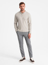 Ombre Clothing Pánske polo tričko s dlhým rukávom Ombre Oblečenie