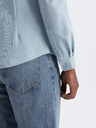 Ombre Clothing Pánska pletená košeľa s úzkymi rukávmi Ombre oblečenie