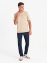 Ombre Clothing Pánske bavlnené tričko Ombre Oblečenie