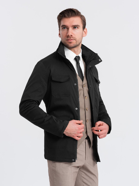 Ombre Clothing Pánska bunda s ombré oblečením