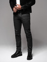 Ombre Clothing Pánske džínsové nohavice STRAIGHT LEG - čierne V1 OM-PADP-0133 Ombre Clothing
