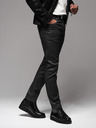 Ombre Clothing Pánske džínsové nohavice STRAIGHT LEG - čierne V1 OM-PADP-0133 Ombre Clothing