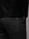 Ombre Clothing Pánske džínsové nohavice STRAIGHT LEG - čierne V1 OM-PADP-0133 Ombre Clothing