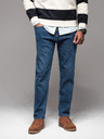 Ombre Clothing Pánske džínsové nohavice STRAIGHT LEG - čierne V1 OM-PADP-0133 Ombre Clothing