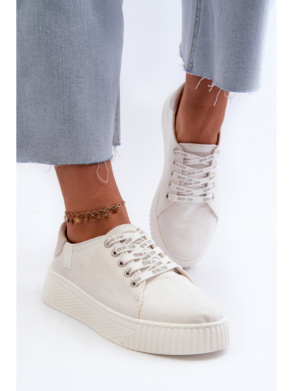 BIG STAR SHOES Dámske tenisky MEMORY FOAM SYSTEM BIG STAR Biele