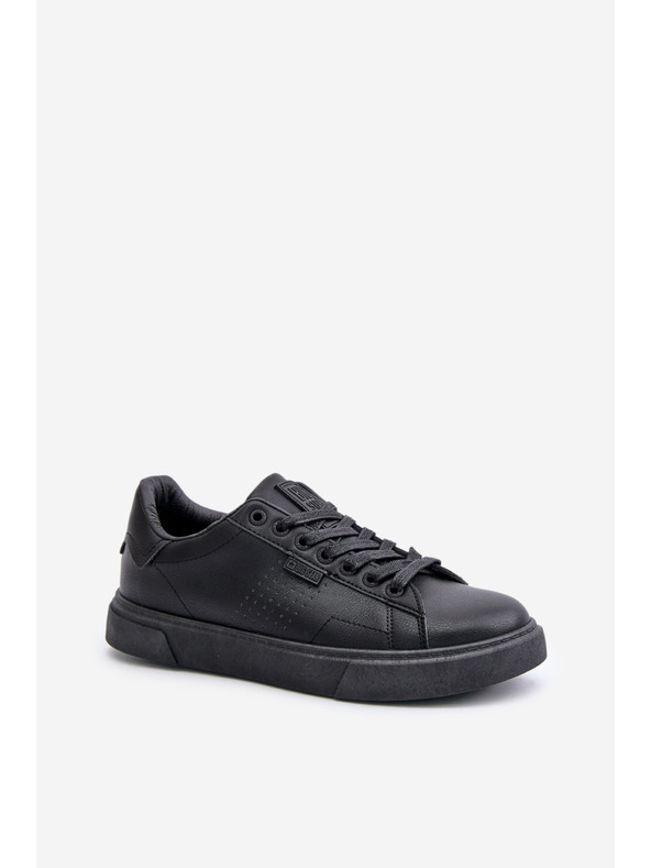 BIG STAR SHOES Tenisky Sneakers Pánske z Eko Kože Big Star OO174117 Čierne