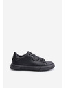 BIG STAR SHOES Tenisky Sneakers Pánske z Eko Kože Big Star OO174117 Čierne
