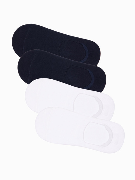 Ombre Clothing Pánske ponožky 4pack Black Ombre Oblečenie