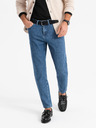 Ombre Clothing Pánske klasické sprané džínsy REGULAR FIT modré ombré Oblečenie
