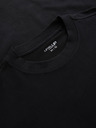 Ombre Clothing Pánske tričko LOOSE FIT s vreckom čierne Ombre Clothing