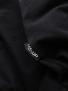 Ombre Clothing Pánske tričko LOOSE FIT s vreckom čierne Ombre Clothing
