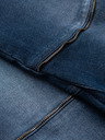 Ombre Clothing Pánske nohavice JOGGERY s cargo vreckami na zips modré Ombre Clothing