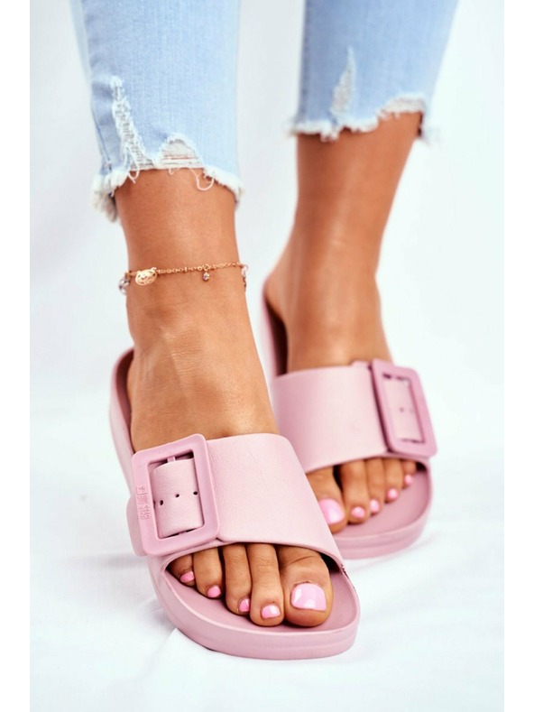 BIG STAR SHOES Women's elegant slippers Big Star - Pink