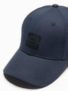 Ombre Clothing Pánska bejzbalová čiapka s logom tmavomodrá Oblečenie Ombre